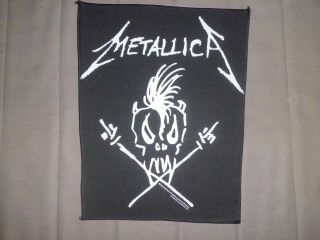 Back Patch Metallica " Scary Guy " 1992 Vintage