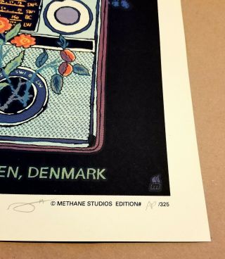 Dave Matthews Tim Reynolds Poster Copenhagen Denmark 03/29/17 Artist S/N 4