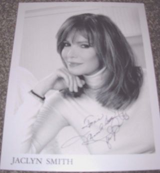 Jaclyn Smith Authentic Autographed 8x10 Photo Charlies Angels