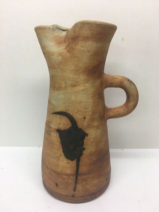 Vase Of The Pottery Dove France Vallauris Vintage Pitcher Poterie De La Colombe