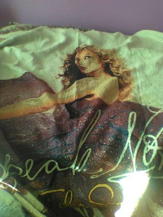 Taylor Swift Speak Now Blanket Limited Edition Sparkly Throw Tapestry 50 " X 60 "