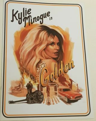 Kylie Minogue Golden Tour Book.