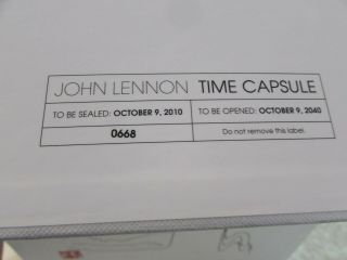 The John Lennon Box Of Vision Limited Edition Time Capsule CD Storage & Art Book 5