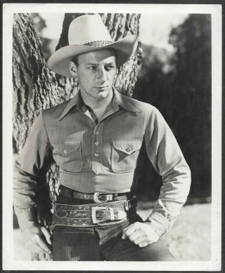 Western Bob Nolan Of The Sons Of The Pioneers 1940s Promo Photo