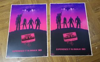 Marvel Guardians Of The Galaxy Vol 1 Imax 3d Movie Posters