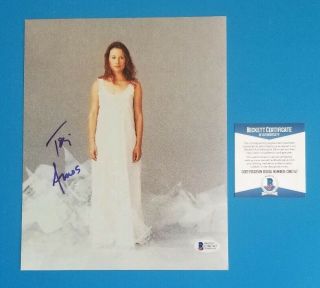 Tori Amos Signed 8 " X10 " Color Photo Beckett Certified Authentic With Bas Psa