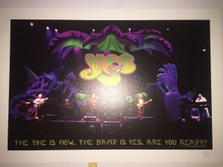 Yes Poster 19 X 13 " 197/500 Limited Edition