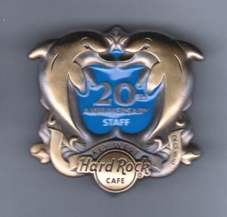 Hard Rock Cafe Pin: Key West 2016 20th Anniversary Le100