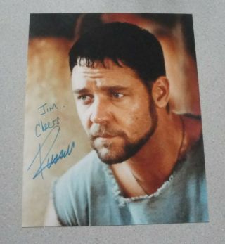Russell Crowe Signed 8x10 Glossy Autograph Photo