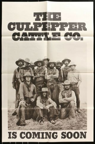 The Culpepper Cattle Co.  (1972) - Movie Poster - Western Teaser Poster