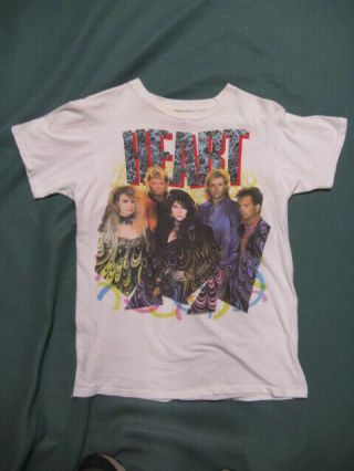 Heart 1985 - 86 World Tour Concert Shirt 1985 Amalgamated Large Scarce See