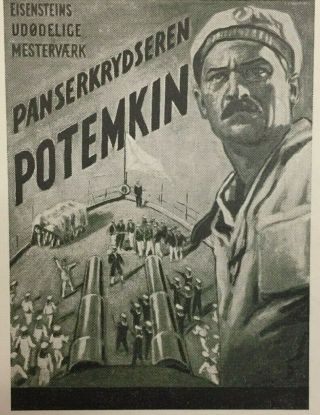 Battleship Potemkin Aleksandr Antonov Ivan Bobrov 1925 Danish Movie Program