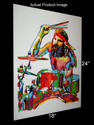 TWO Artimus Pyle Lynyrd Skynyrd Drums Rock Music Poster Print Art 18x24 2