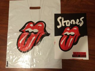 Rolling Stones No Filter 2019 Tour Book Program,  Bag Mick Jagger Official Wow