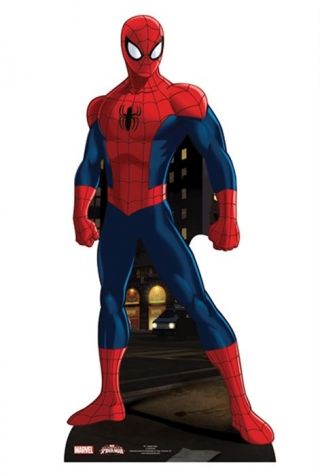 Spider - Man From Marvel Mini Cardboard Cutout Stand Up Standee Peter Parker