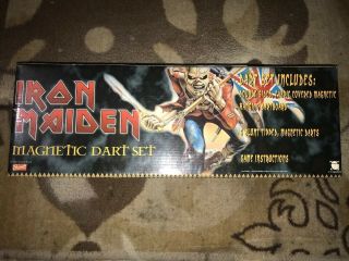Rare Iron Maiden Magnetic Dart Set With Box 2