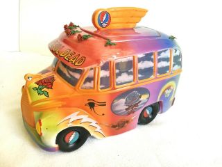 Grateful Dead Bus Cookie Jar Premier Limited Edition Ceramic Display 1998