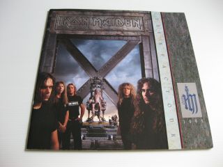 Rare Iron Maiden The X Factour 1995 Japan Tour Program Concert Brochure Book