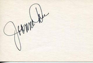 Joanne Dru Actress In Wagon Train & The Green Hornet Signed Card Autograph