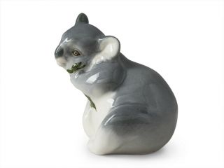 Sculpture Koala Bear Imperial Porcelain Figurine Exotic Lfz Lomonosov