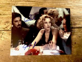 Al Pacino & Penelope Ann Miller Hand Signed 8x10 - Autographed Photo.