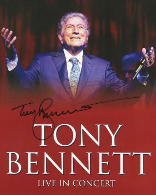 Tony Bennett autographed gig poster The Shadow Of Your Smile 2