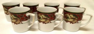 7 - Noritake Royal Hunt 3930 China Mugs