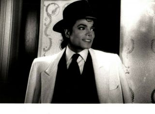 Michael Jackson Vintage Black And White Movie Still Photo