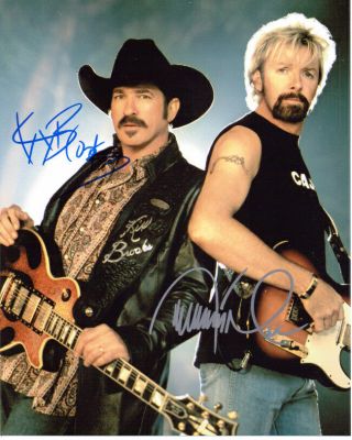 Brooks And Dunn Country Stars Signed By Both 8x10 Photo With