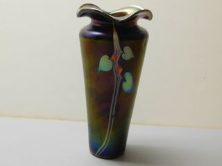 Studio Glass Vase By Stuart Abelman 1981