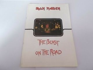 Iron Maiden The Beast On The Road Concert Programme