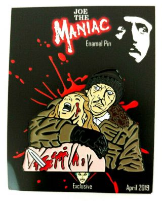 Maniac Slasher Enamel Pin Horror Monster Movie Fright Crate Collectible Gift