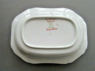 Spode TRADE WINDS RED (Gold Trim) Oval SERVING BOWL 1st Quality 6
