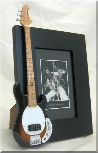 Louis Johnson Miniature Guitar Bass Frame Stingray