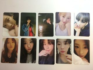 Girls Generation Snsd Taeyeon My Voice Fine & I Got Love Photocard Set