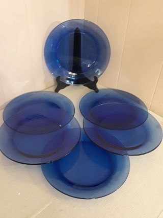 Set of 7 Cobalt Blue 10.  5 