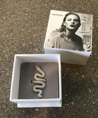 Official - Taylor Swift (silver) Crystal Snake Ring,  - Soldout