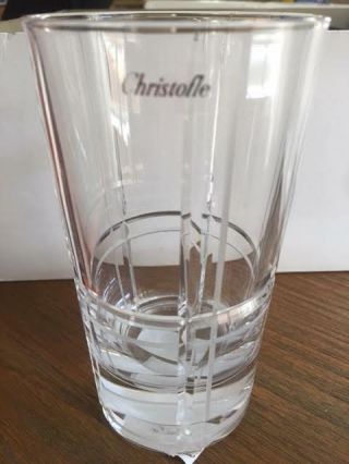 One Christofle Scottish Crystal High Ball Glass / Tumbler