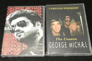 George Michael ‘easy To Pretend’ & ‘careless Whiskers The Unseen.  ’ Dvds