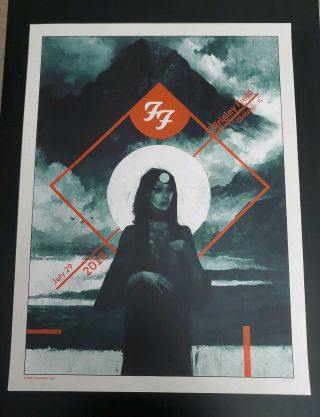 Chicago Foo Fighters 2018 Wrigley Field Poster/print Karl Fitzgerald.