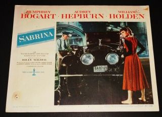 Sabrina Orig 1954 Lobby Cd 3 Audrey Hepburn Barefoot With The Rolls Royce