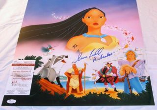 Irene Bedard " Pocahontas " Signed 16x20 Photo 3 Disney Jsa