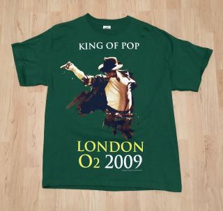 Michael Jackson King Of Pop London O2 2009 T - Shirt Size Large