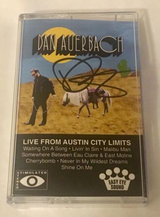 Dan Auerbach Live From Austin City Limits Signed Black Keys Cassette Tape