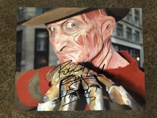 Freddy Krueger Robert Englund Signed Autographed Photo