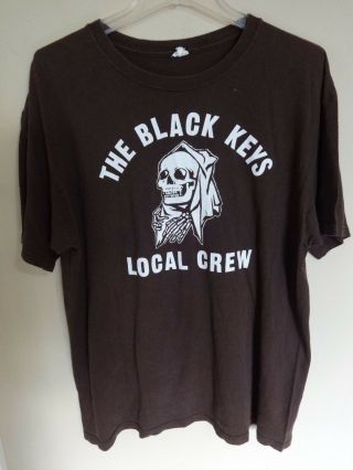 Euc Local Crew Staff - The Black Keys - Band World Tour Concert T - Shirt Men Xl
