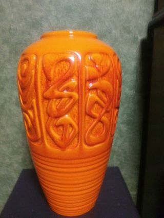 Royal Haeger Orange Vase No.  482 Rare Vintage