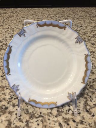 Herend Princess Victoria Light Blue Bread And Butter Plate
