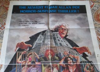 Dr Tarrs Torture Dungeon One Sheet Movie Poster 1976 Vintage 27 X 41 2