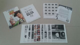 Toy Story 2 Press Kit W/16 Slides,  10 Glossy Photos,  42 Page Book,  Folder